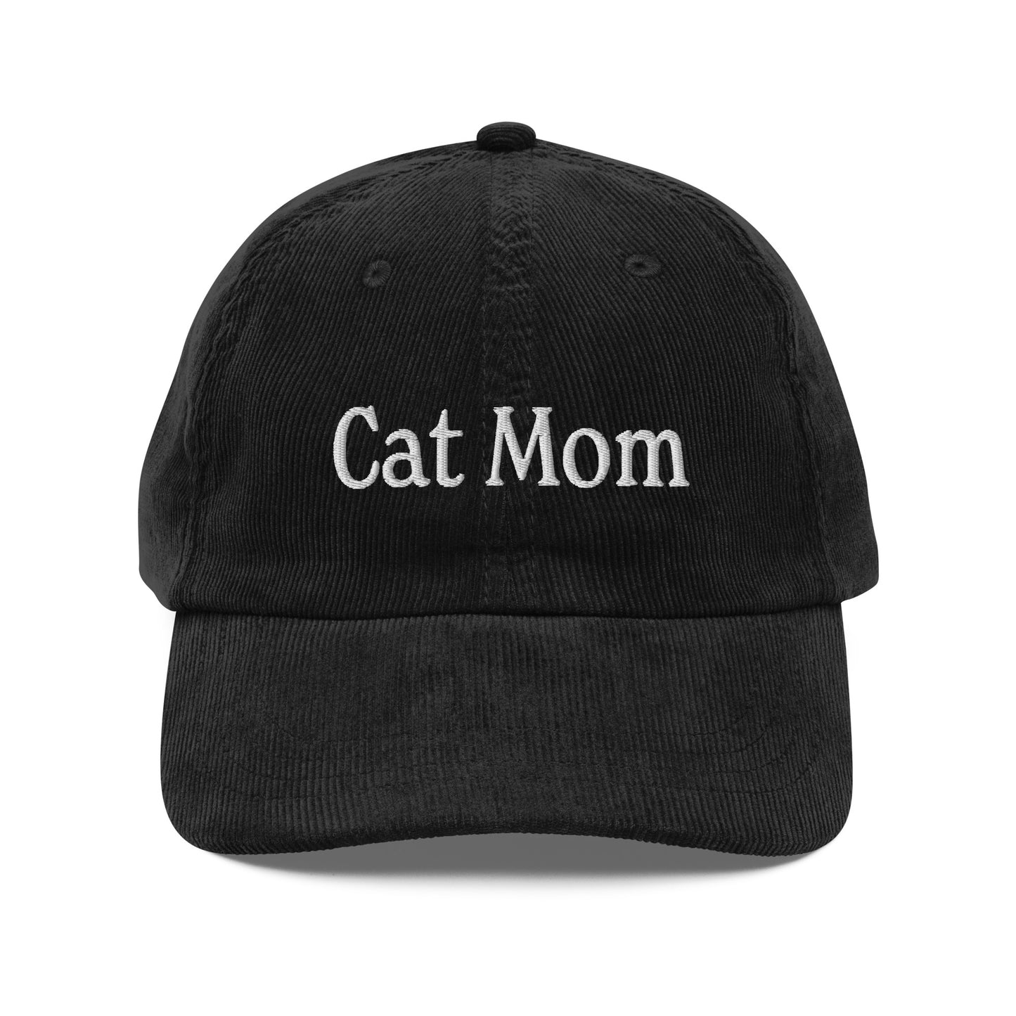 Cat Mom Corduroy Hat