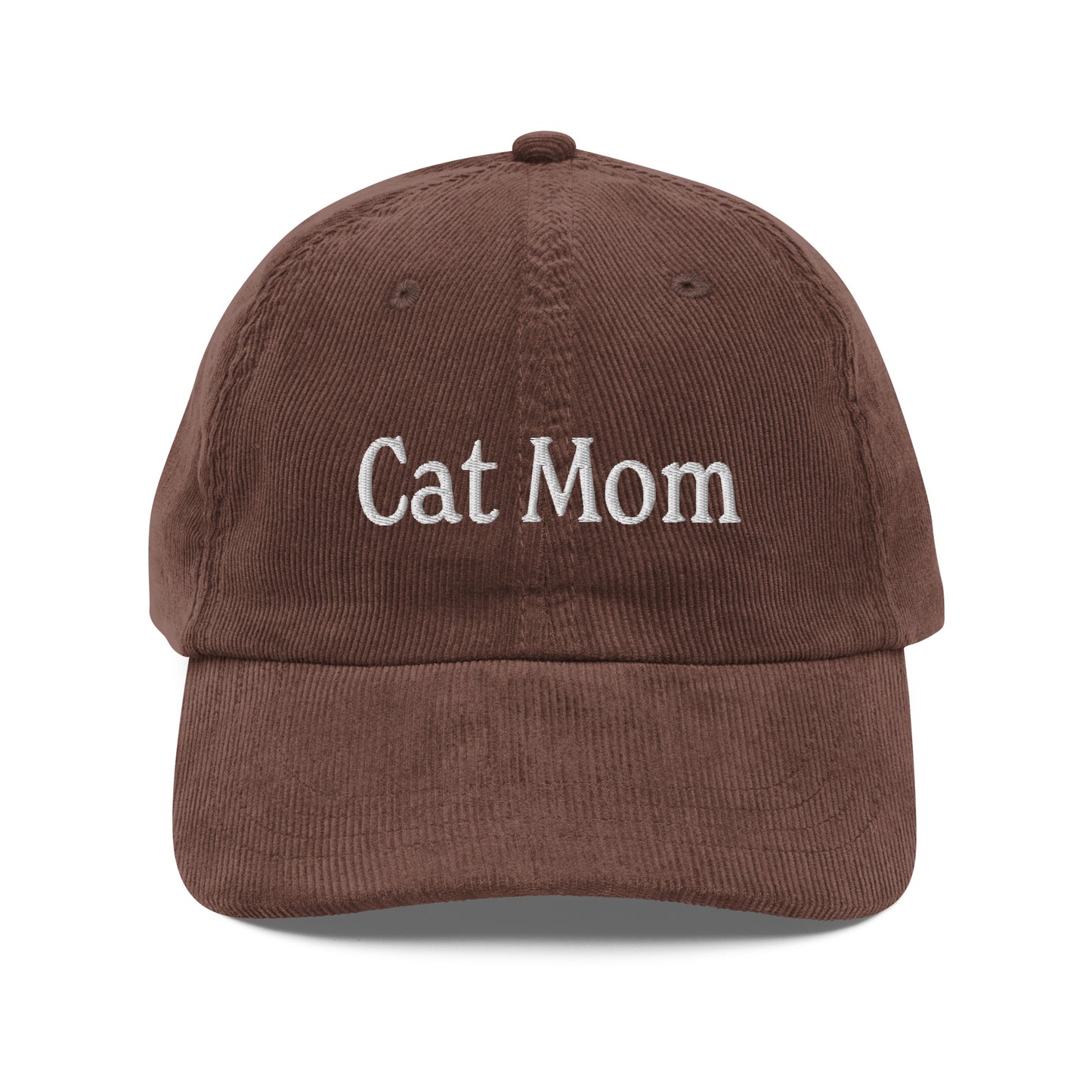 Cat Mom Corduroy Hat