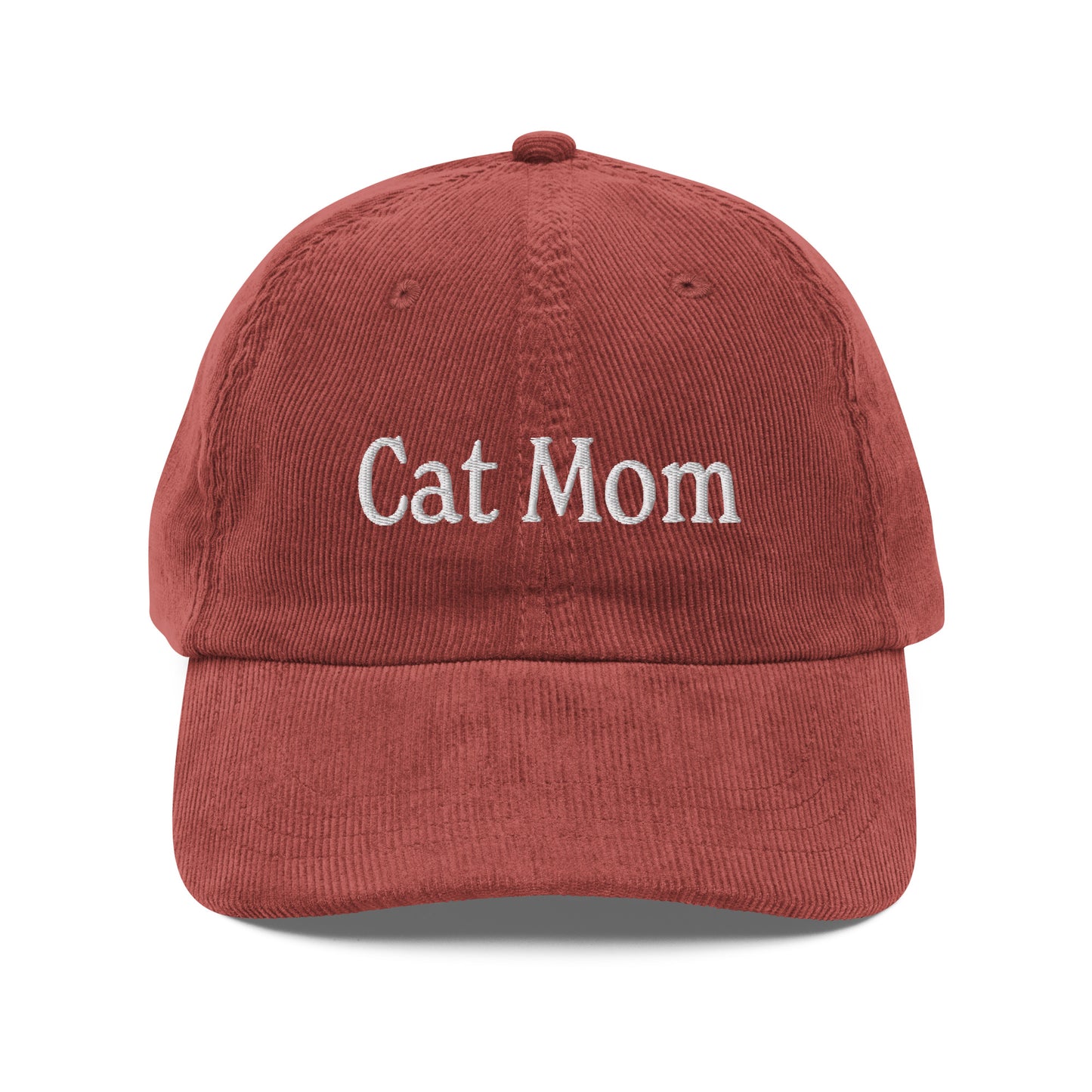 Cat Mom Corduroy Hat