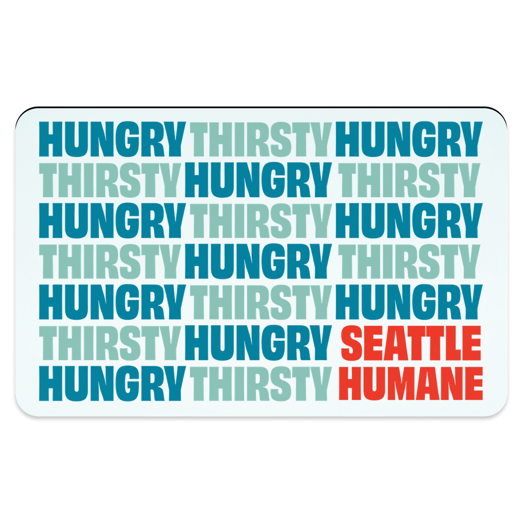 Hungry & Thirsty Pet Placemats