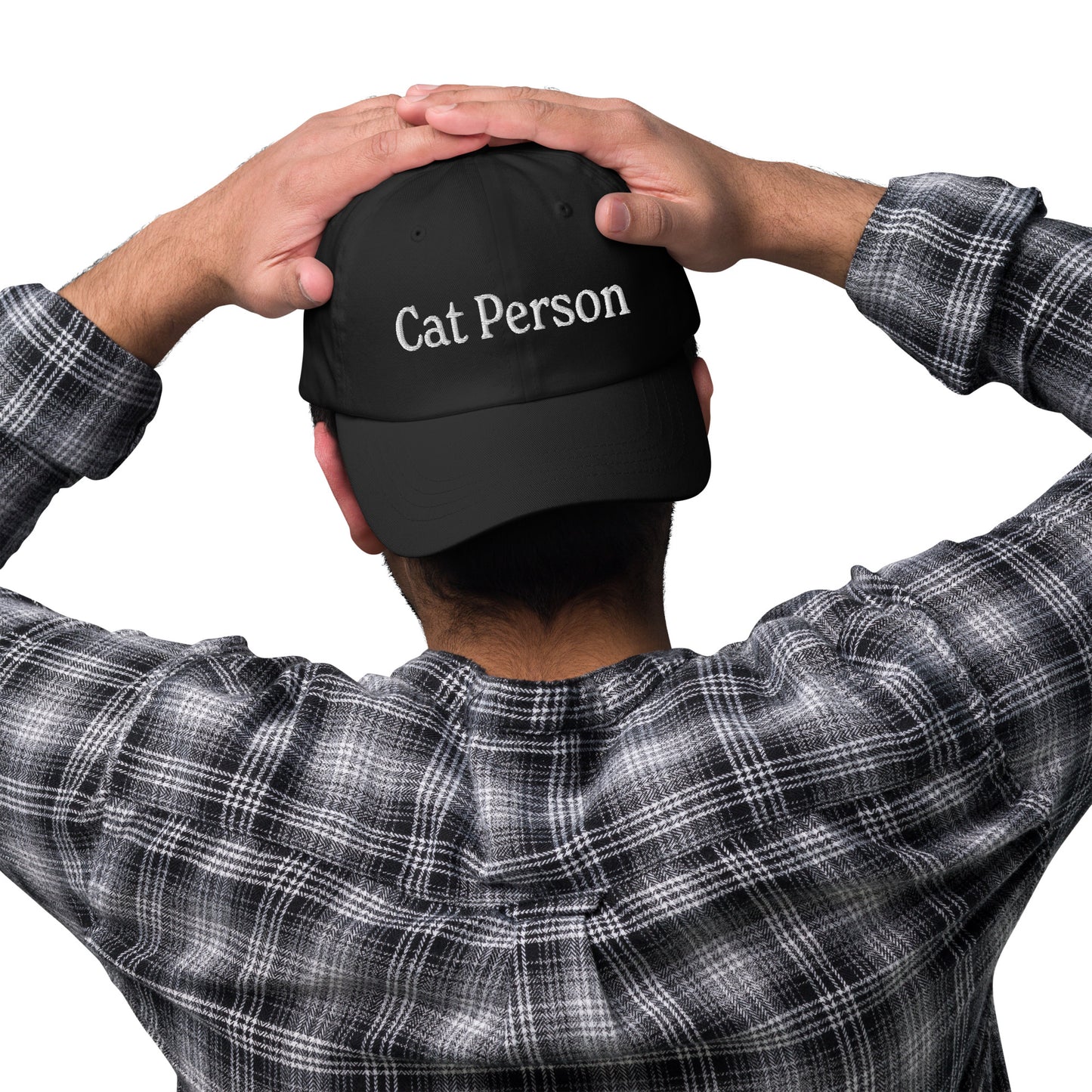 Cat Person Dad Hat