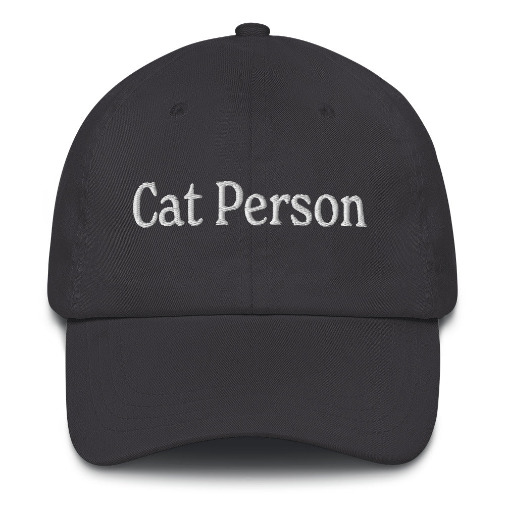 Cat Person Dad Hat