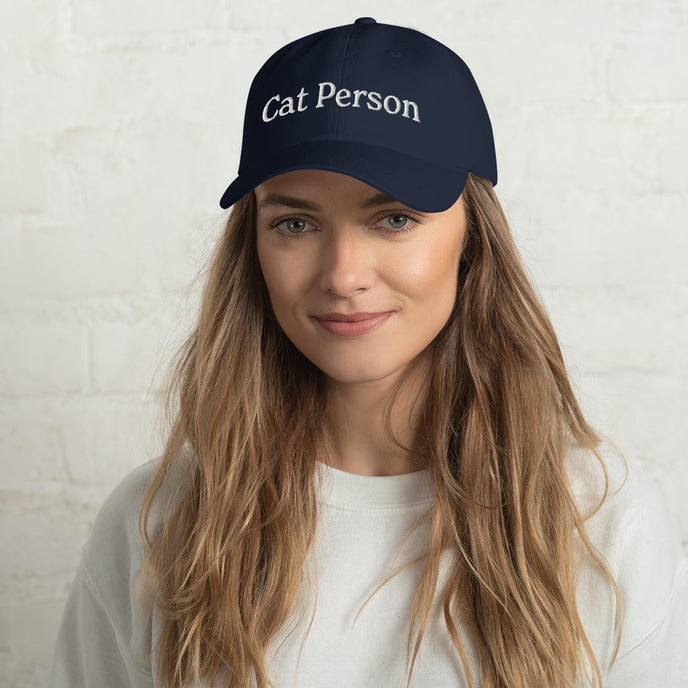 Cat Person Dad Hat