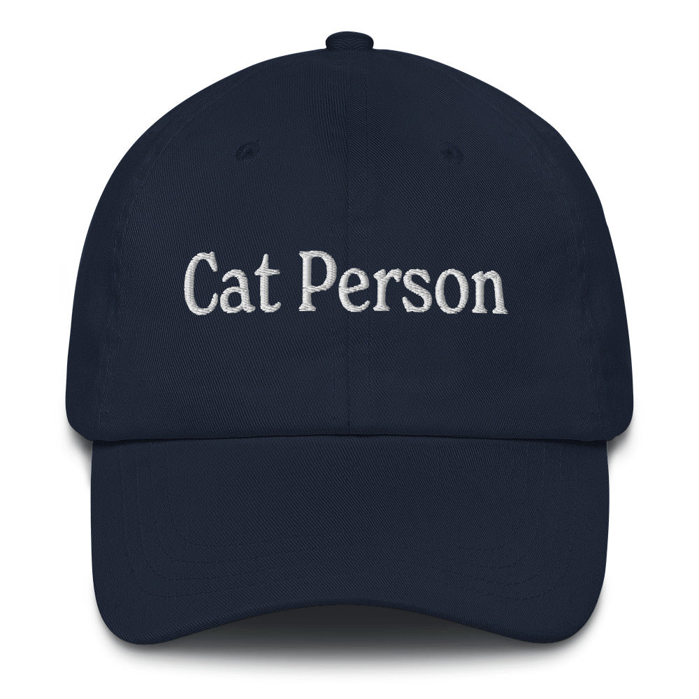 Cat Person Dad Hat