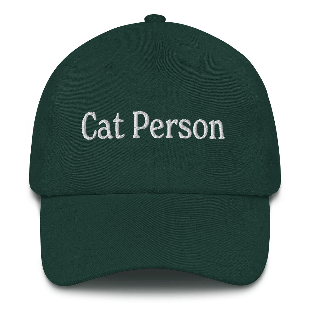 Cat Person Dad Hat