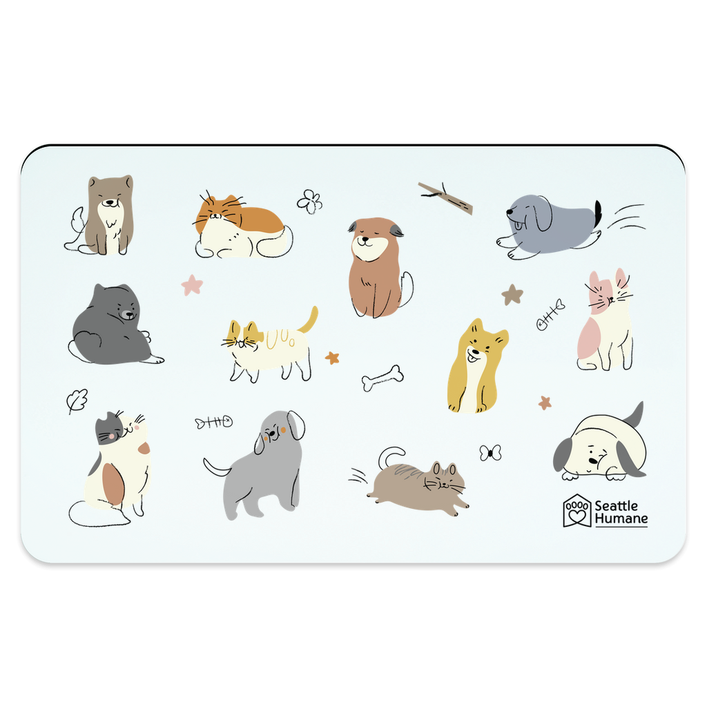 Cats & Dogs Pet Placemat