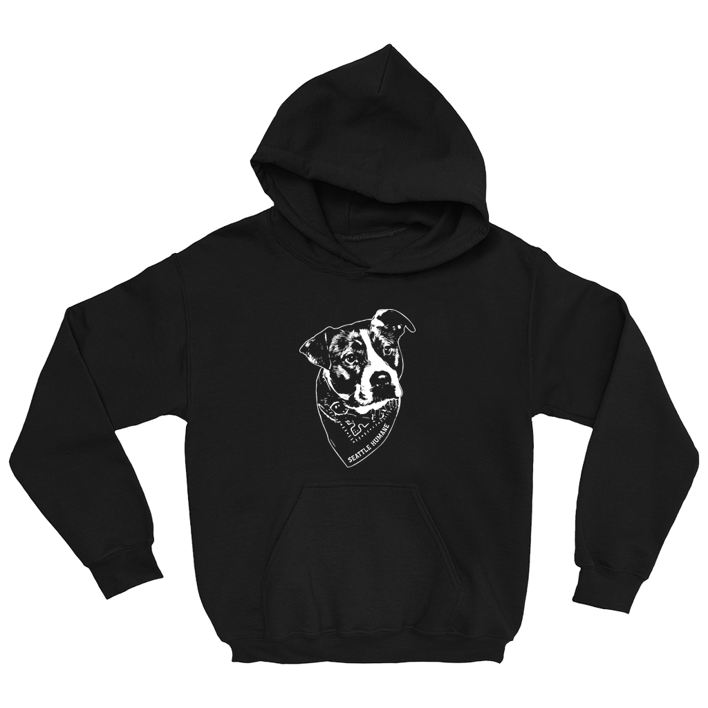 Youth Bandana Dog Hoodie