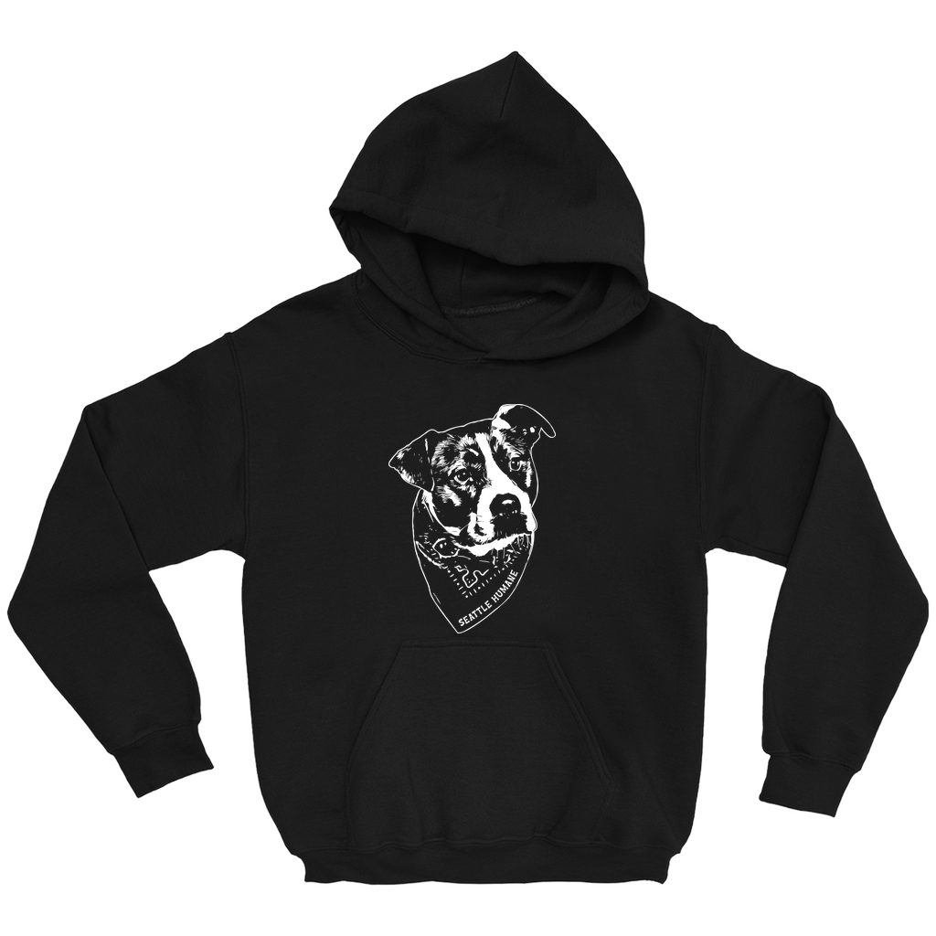 Youth Bandana Dog Hoodie