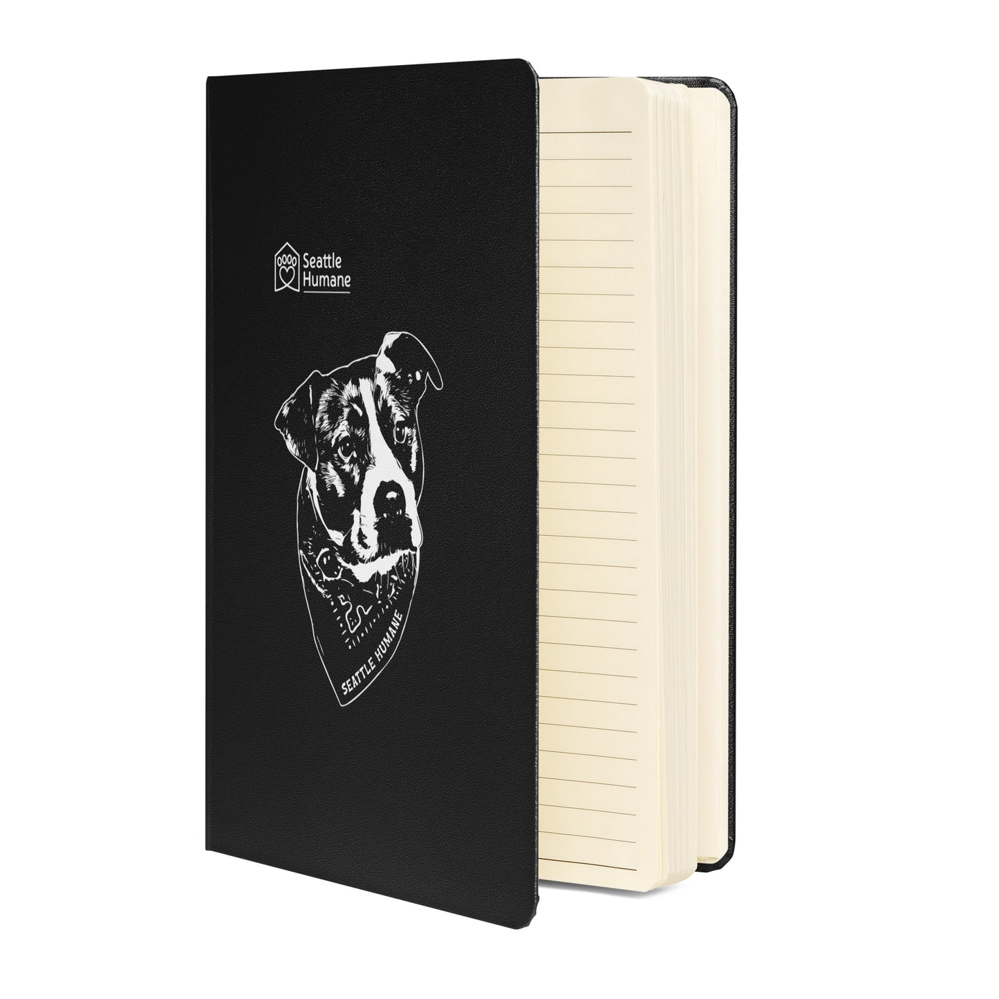 Bandana Dog Hardcover Notebook