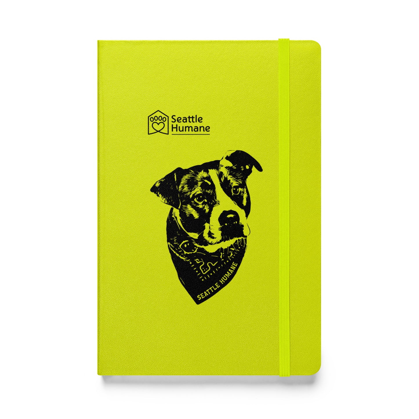 Bandana Dog Hardcover Notebook