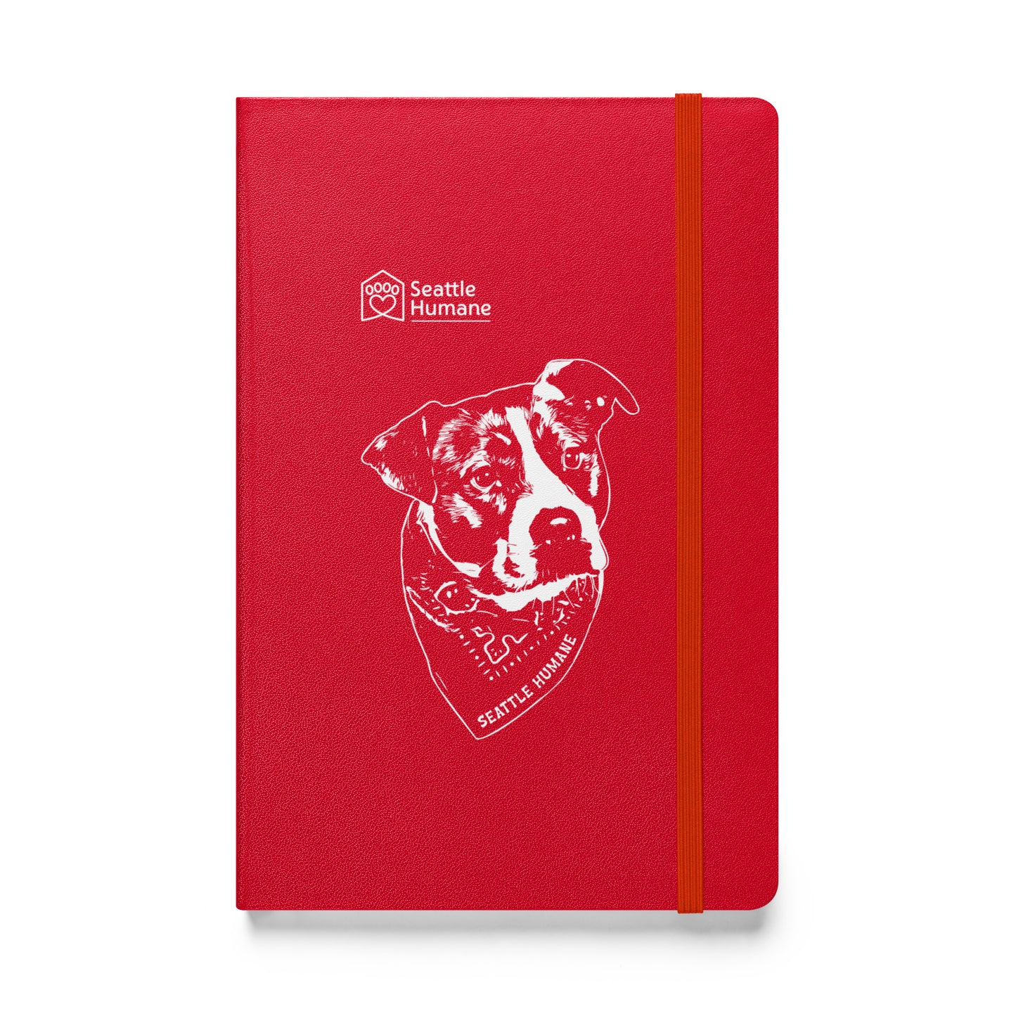 Bandana Dog Hardcover Notebook