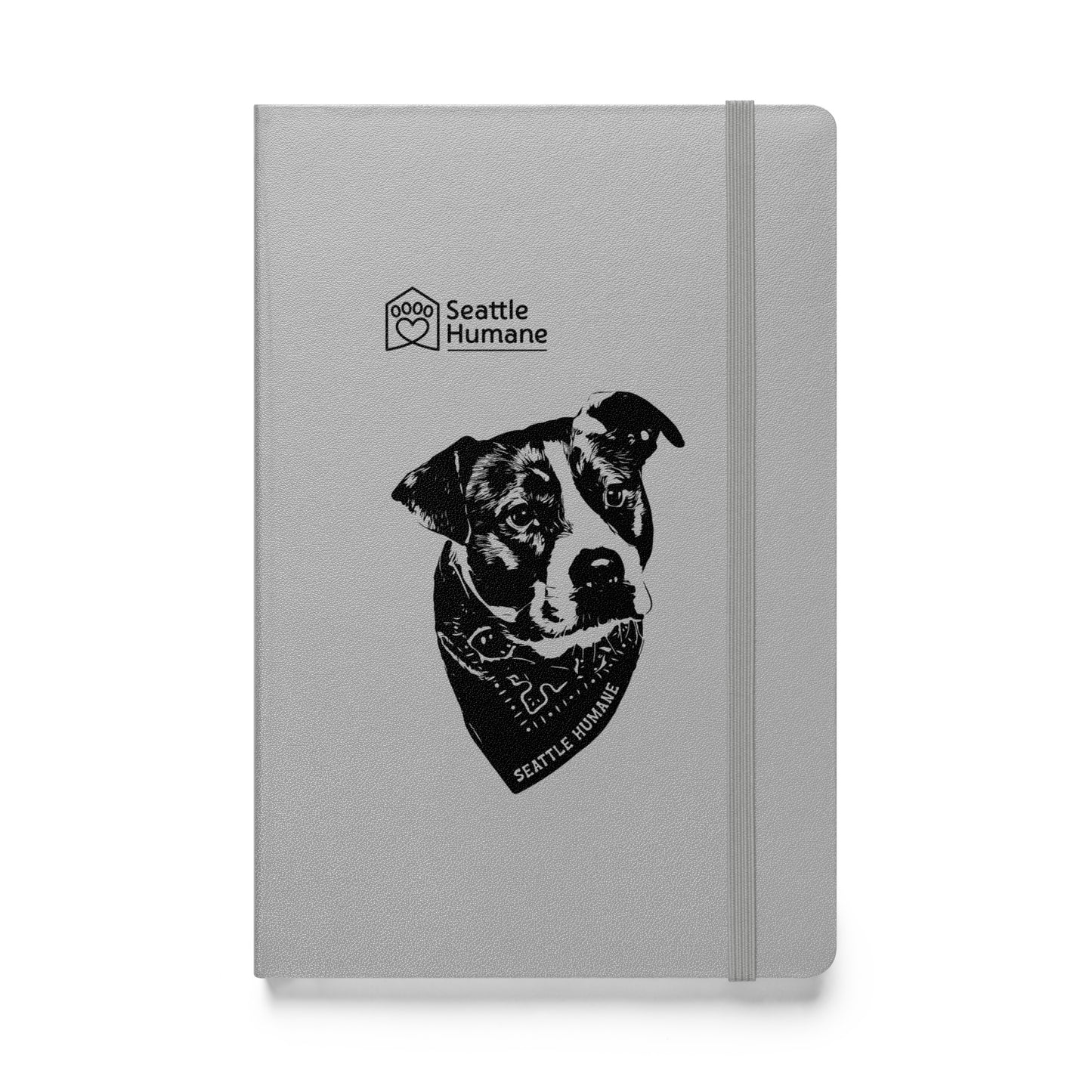 Bandana Dog Hardcover Notebook