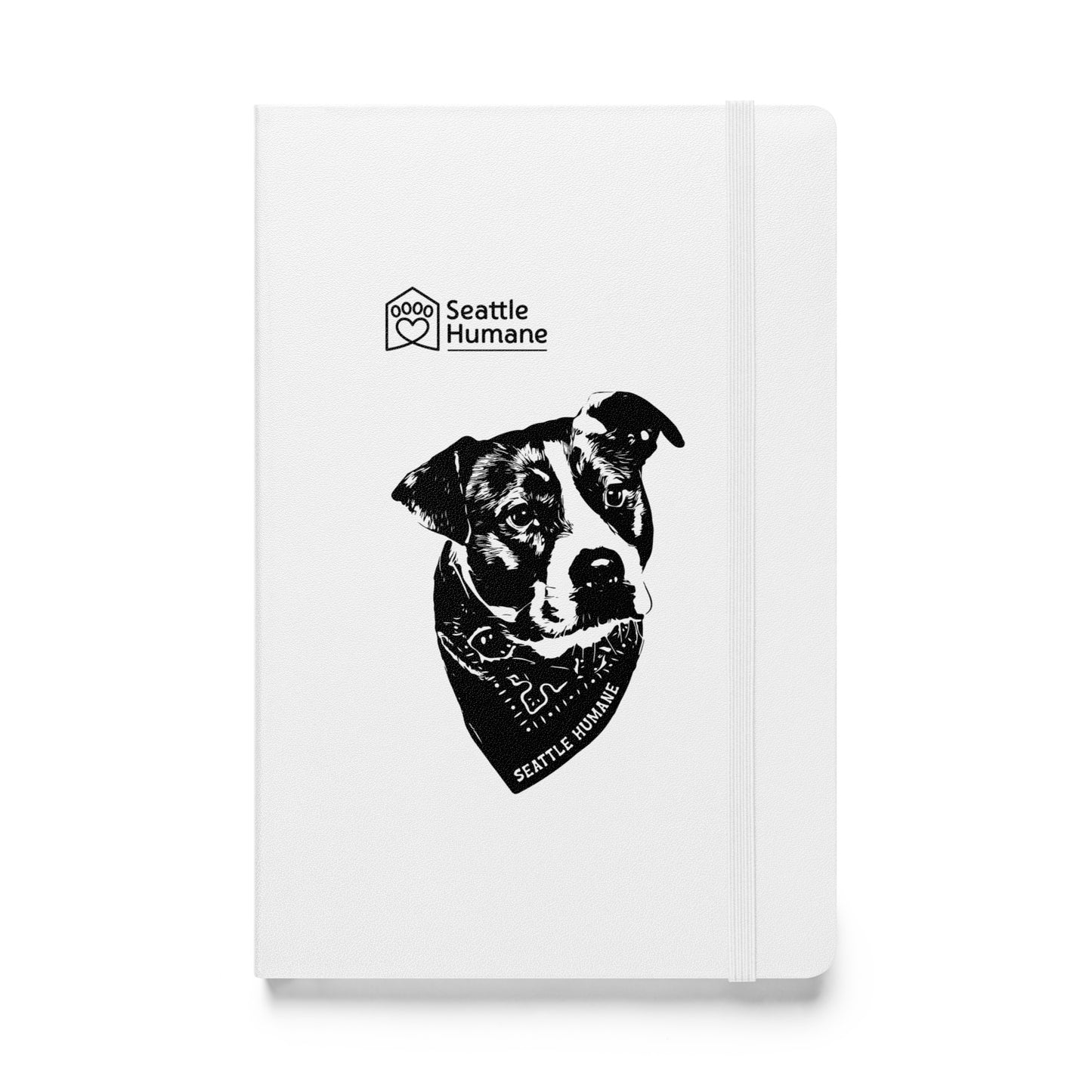 Bandana Dog Hardcover Notebook