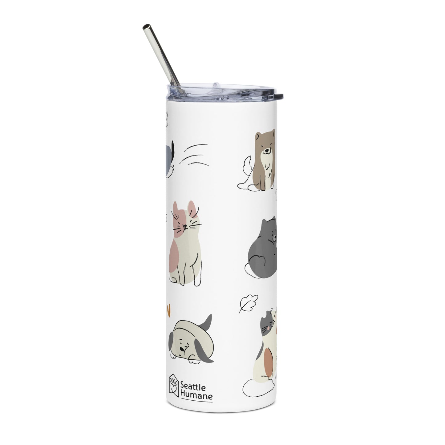 Cats & Dogs Stainless Steel Tumbler