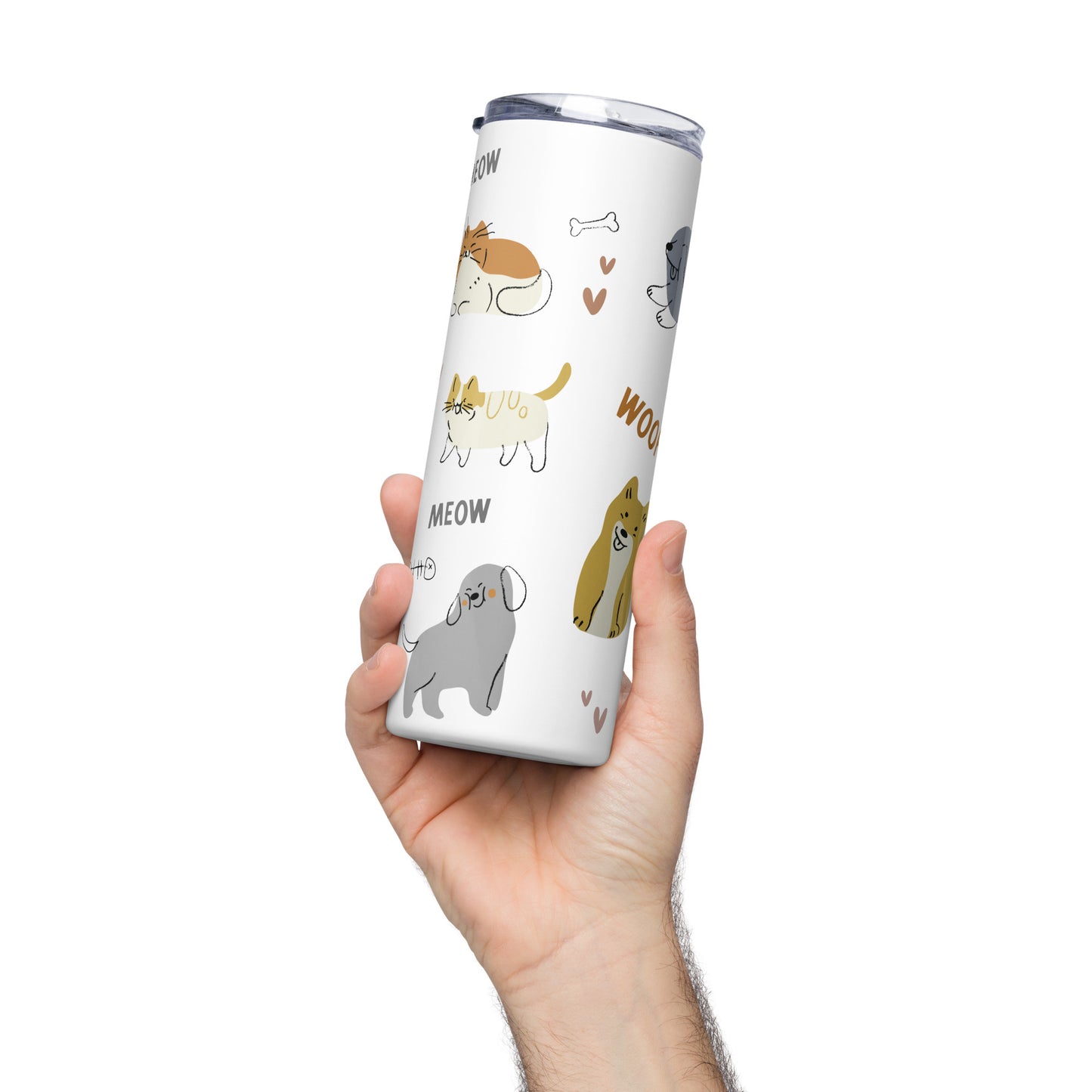 Cats & Dogs Stainless Steel Tumbler