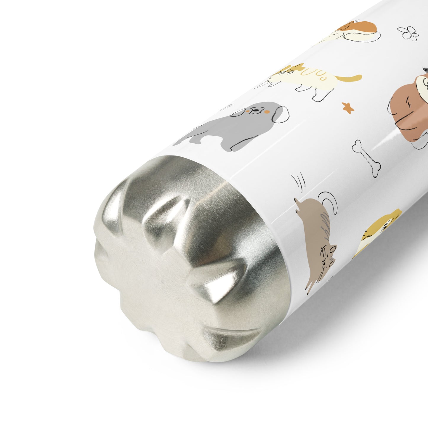 Cats & Dogs Stainless Steel Water Bottle