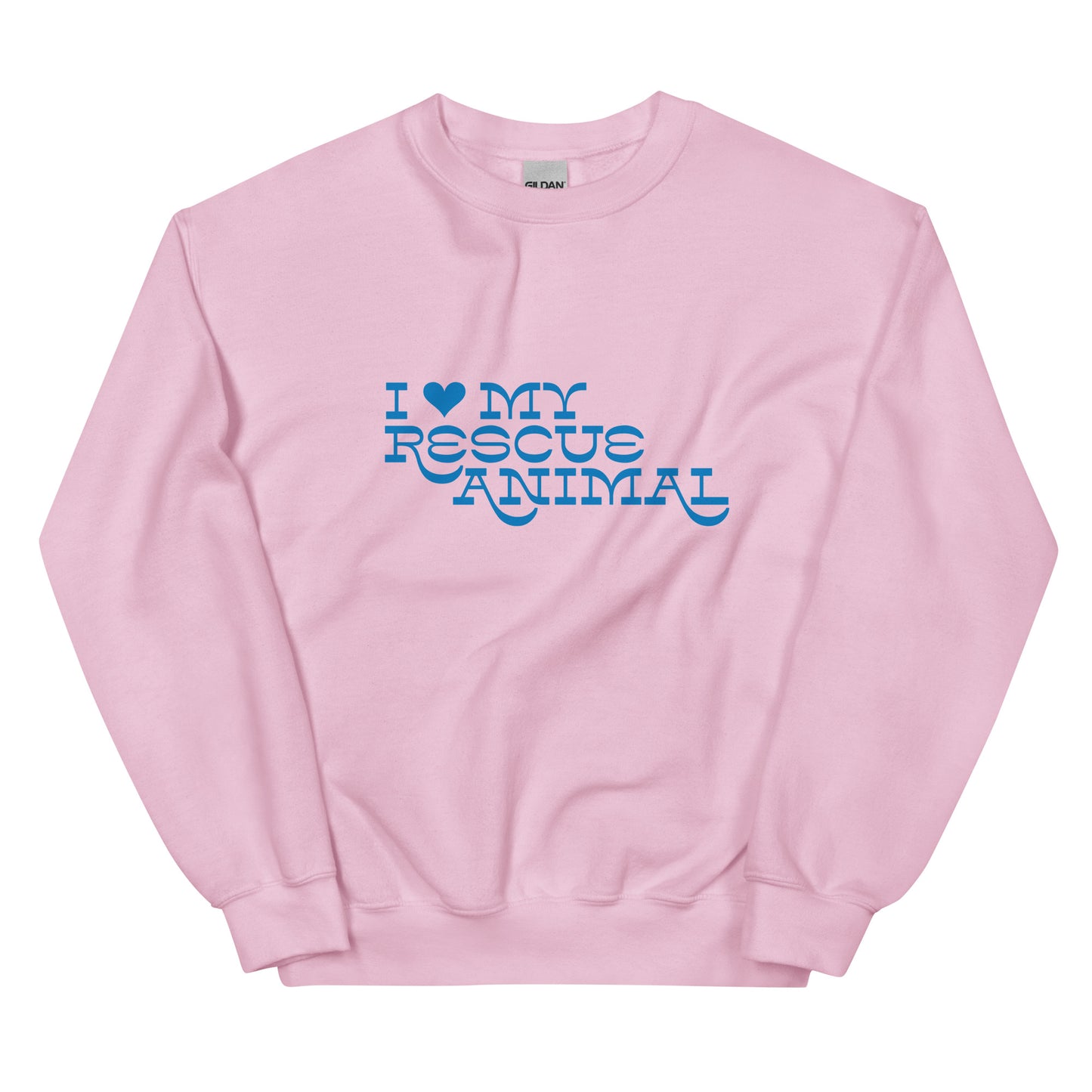 I Heart My Rescue Animal Unisex Sweatshirt