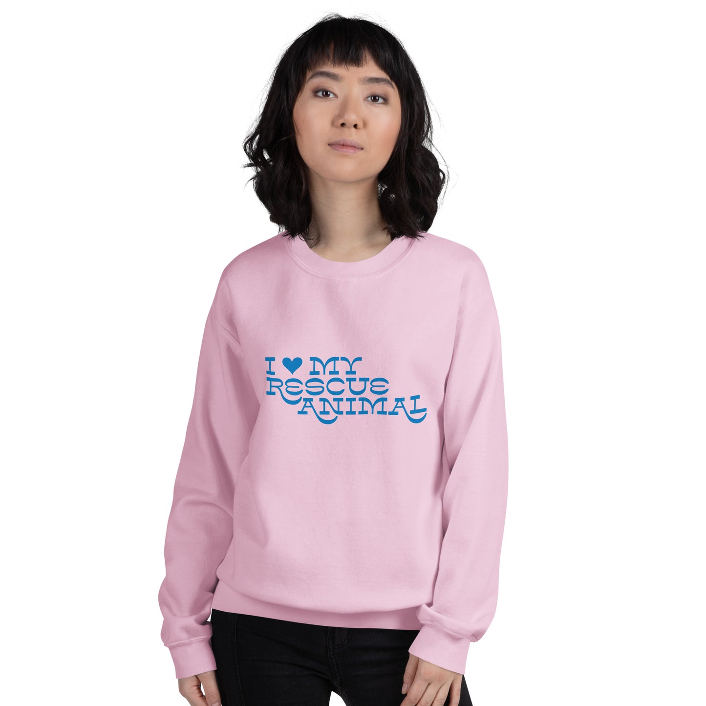 I Heart My Rescue Animal Unisex Sweatshirt