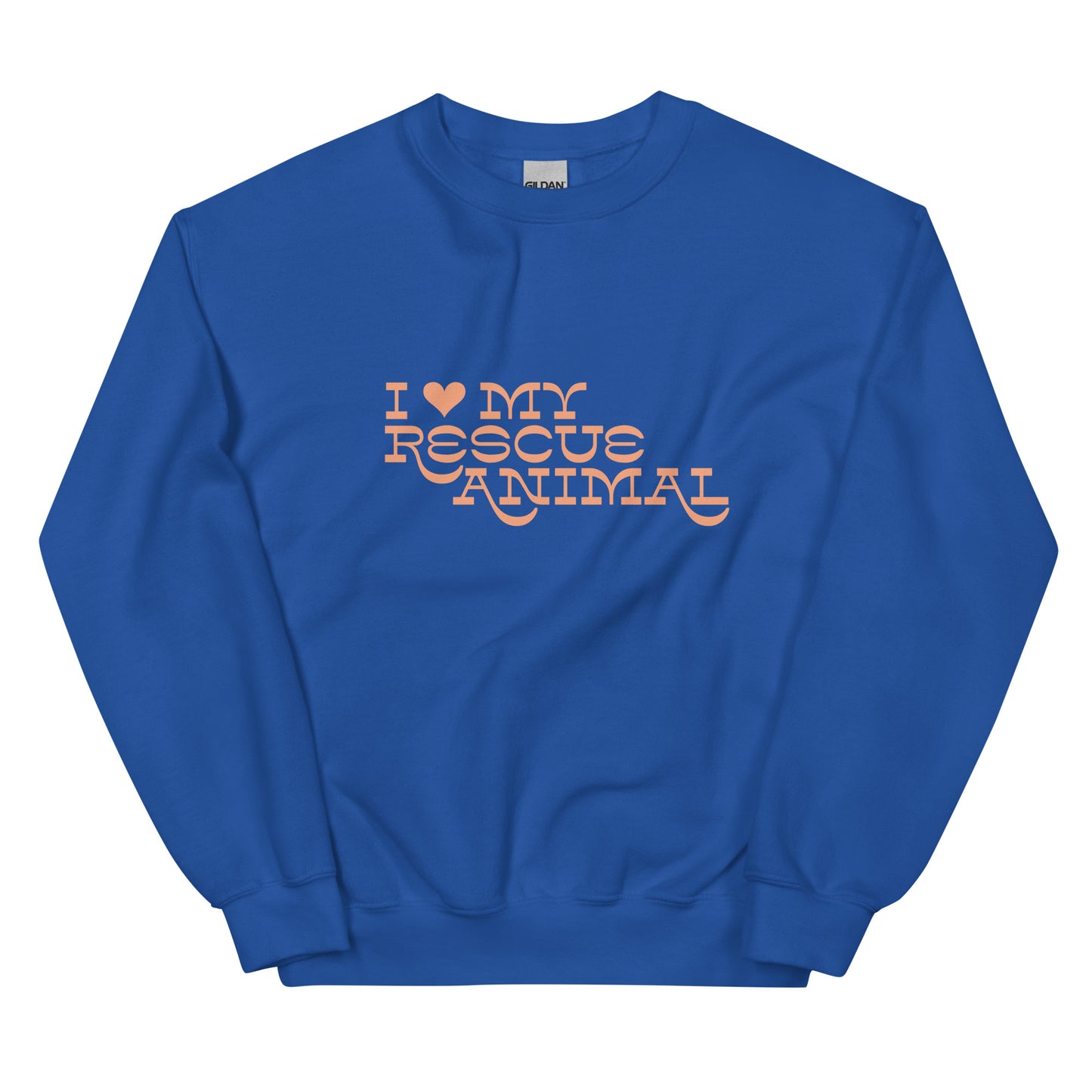 I Heart My Rescue Animal Unisex Sweatshirt