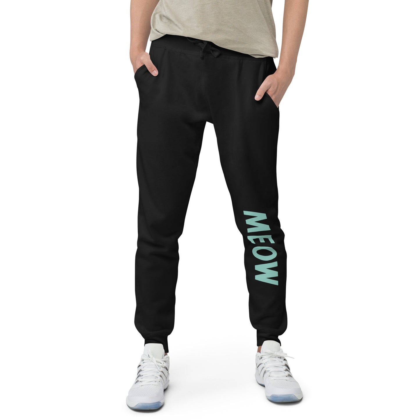 Meow Unisex Fleece Sweatpants