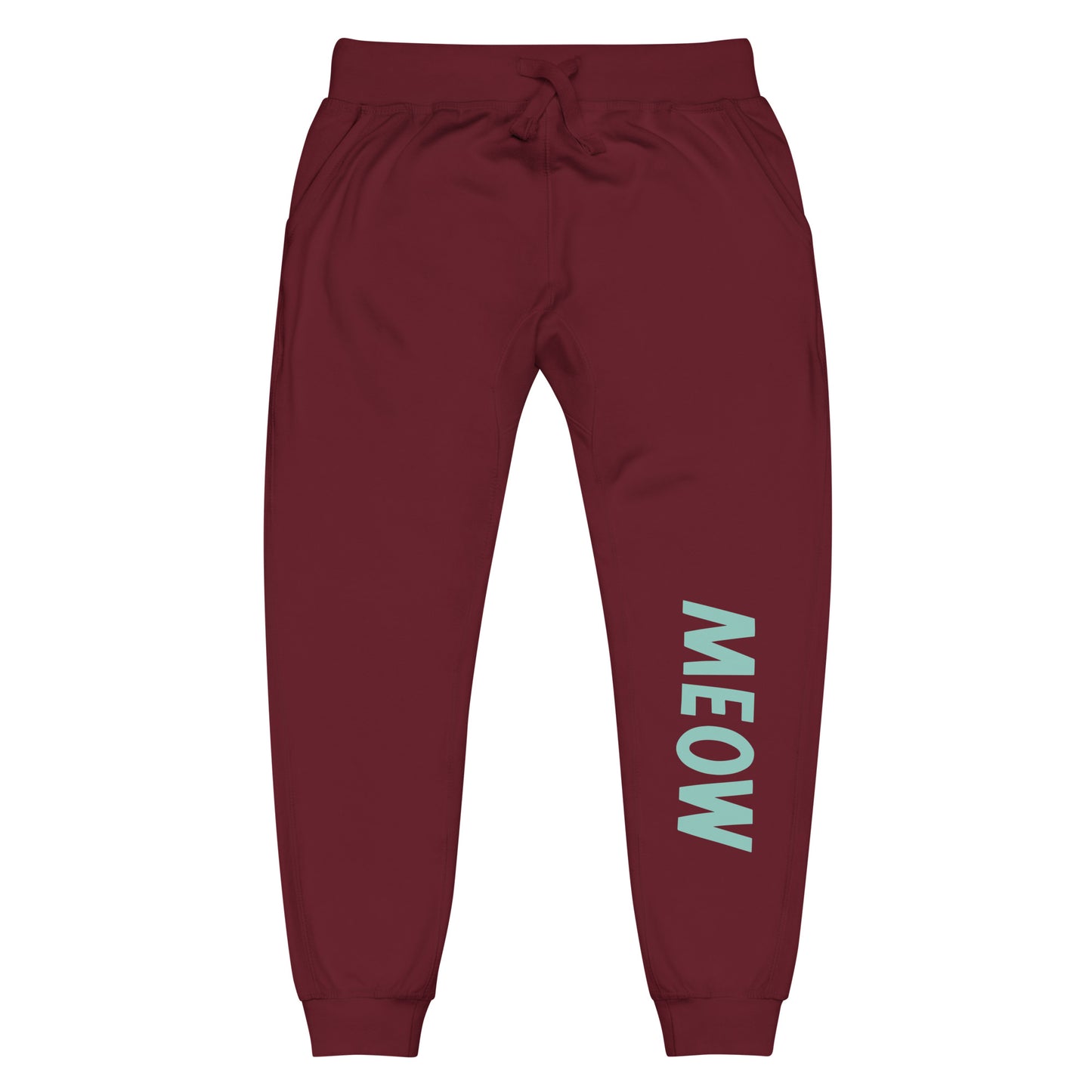 Meow Unisex Fleece Sweatpants