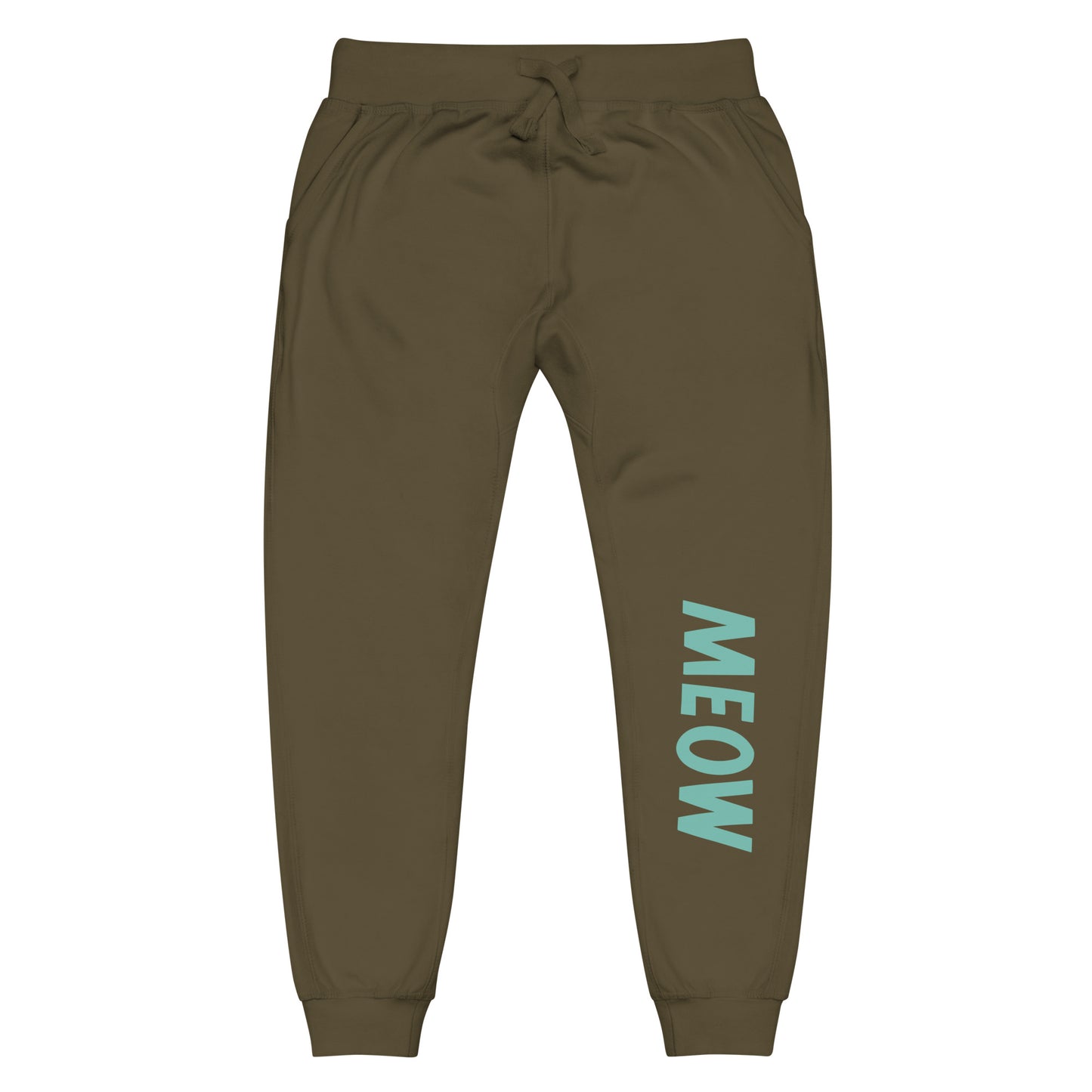 Meow Unisex Fleece Sweatpants