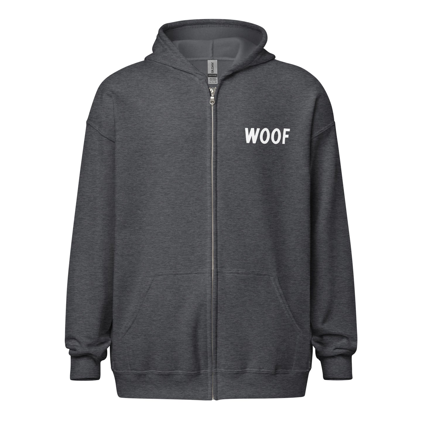 Woof Unisex Zip Hoodie