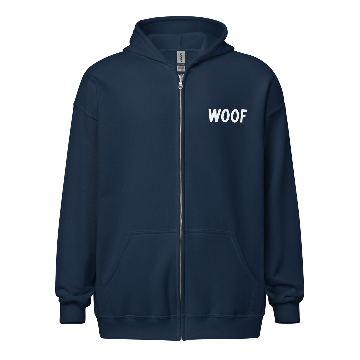 Woof Unisex Zip Hoodie