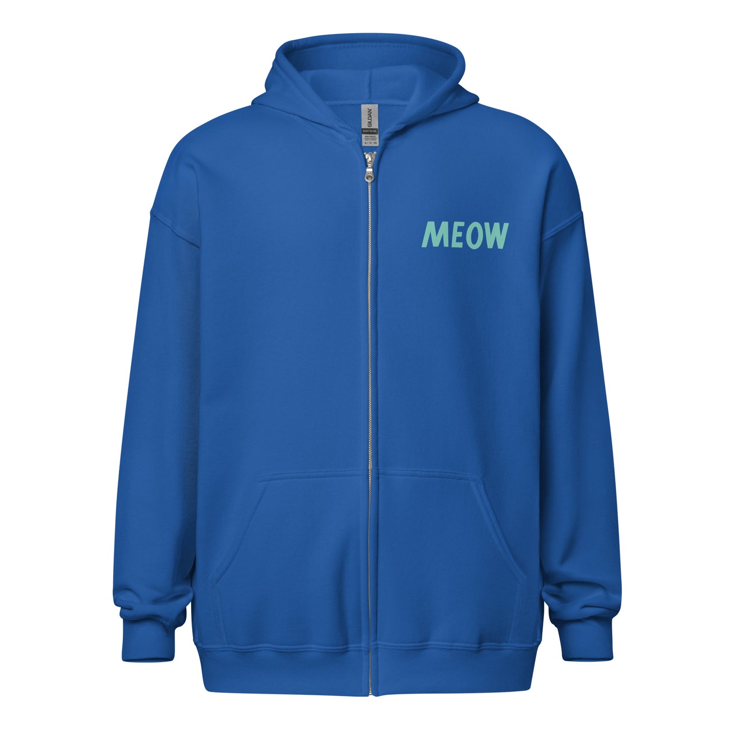 Meow Unisex Zip Hoodie