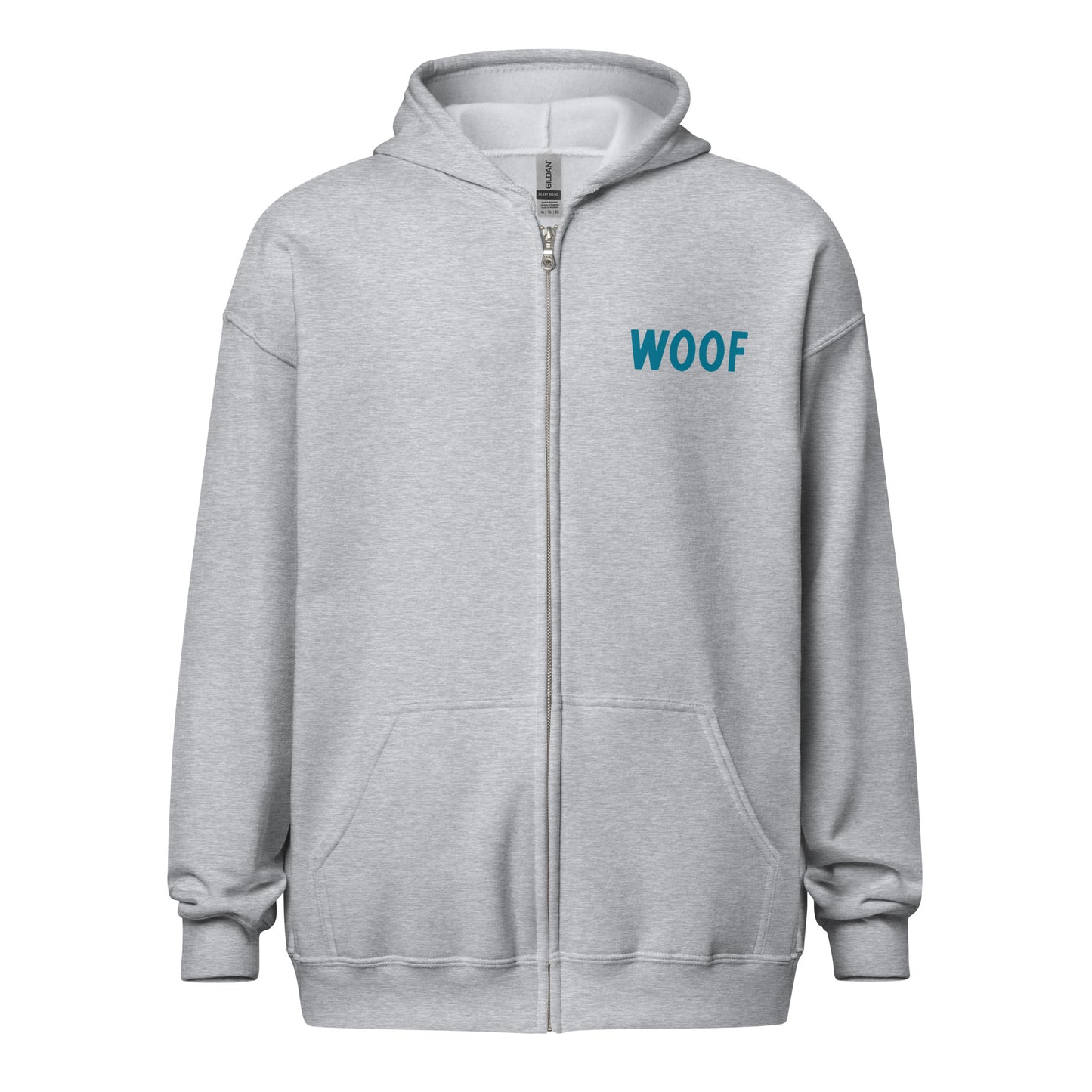 Woof Unisex Zip Hoodie