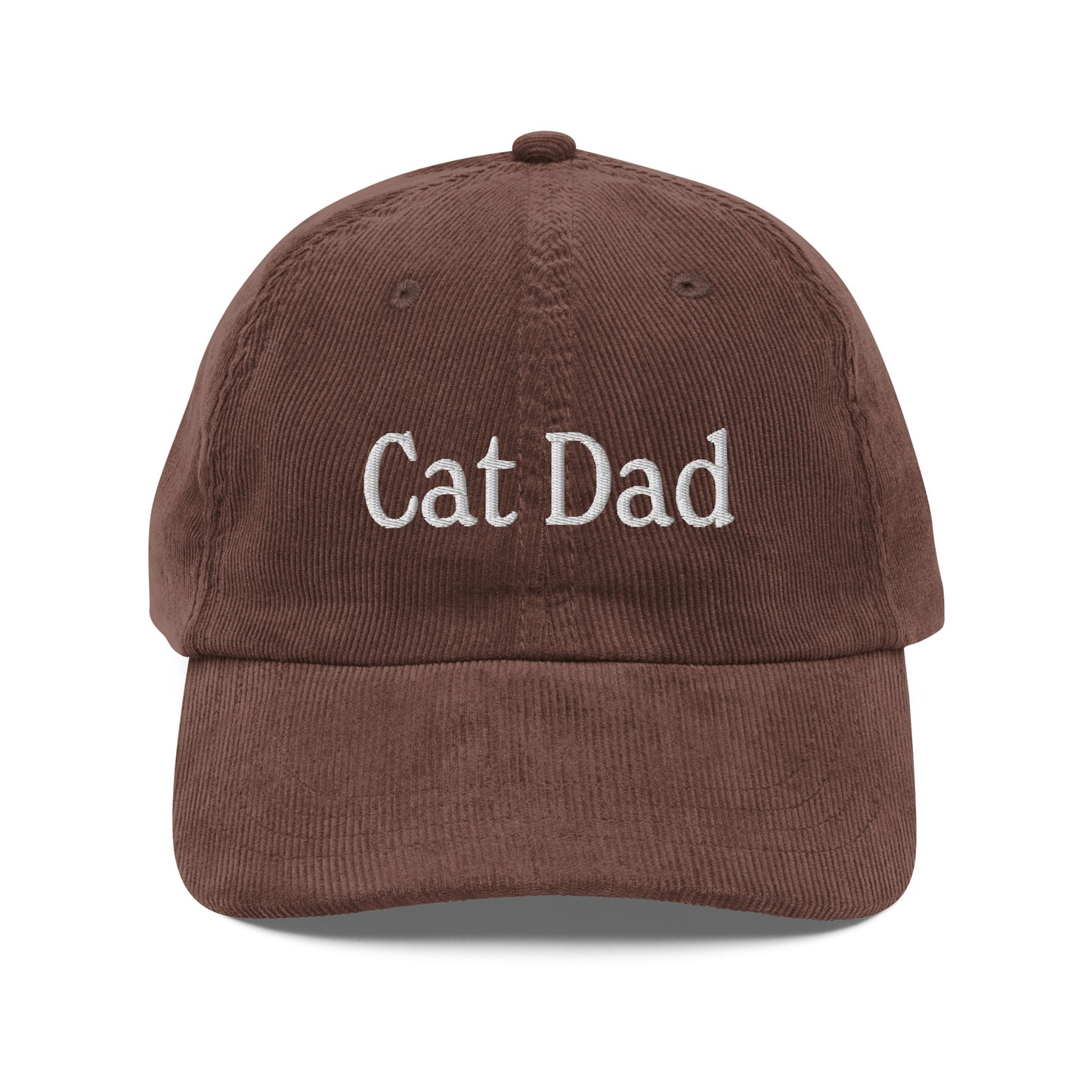 Cat Dad Corduroy Hat
