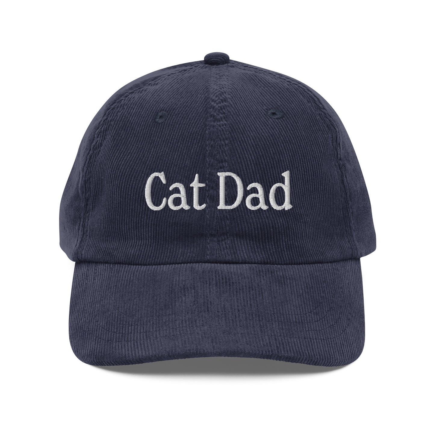 Cat Dad Corduroy Hat