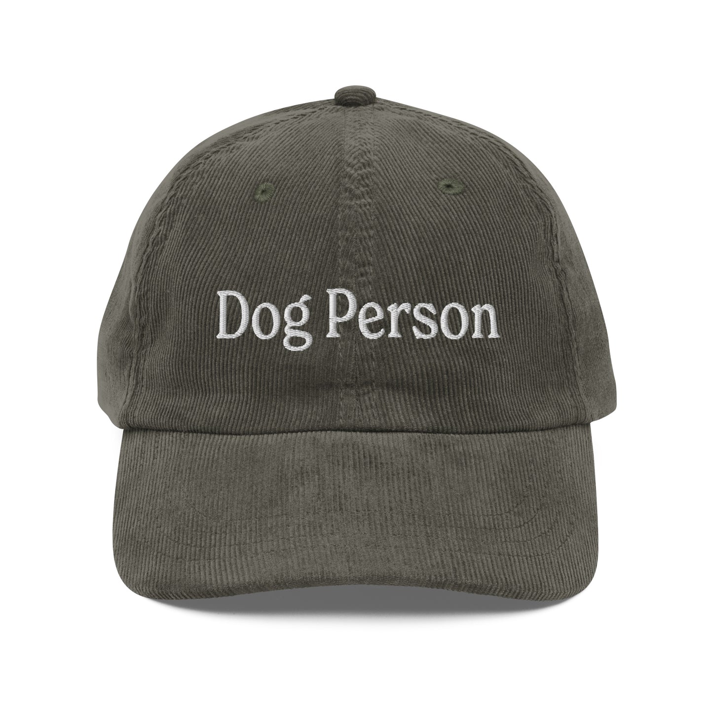 Dog Person Cord Hat