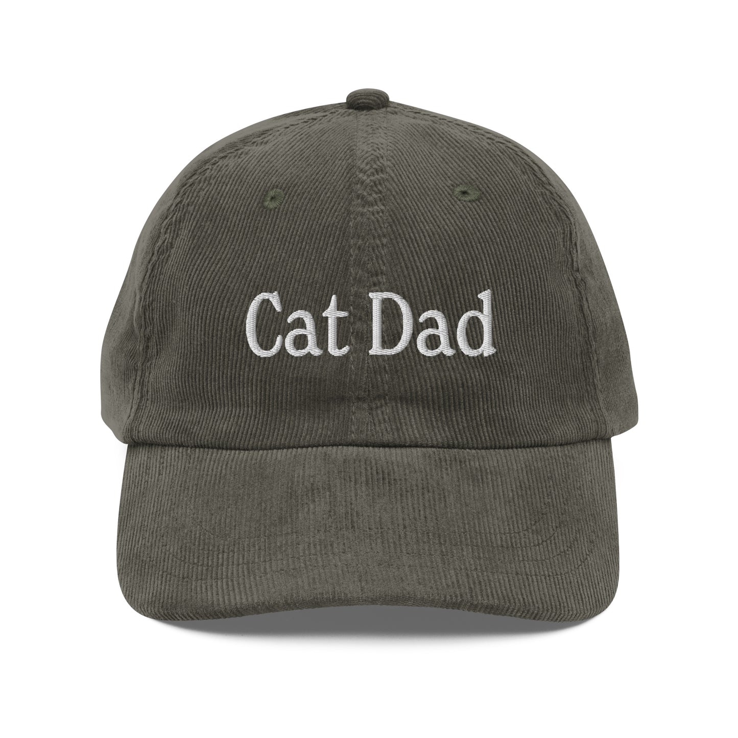 Cat Dad Corduroy Hat