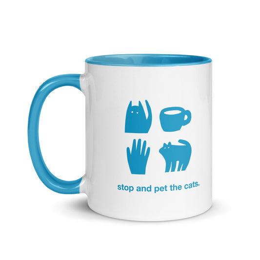 Stop and Pet the Cats Mug