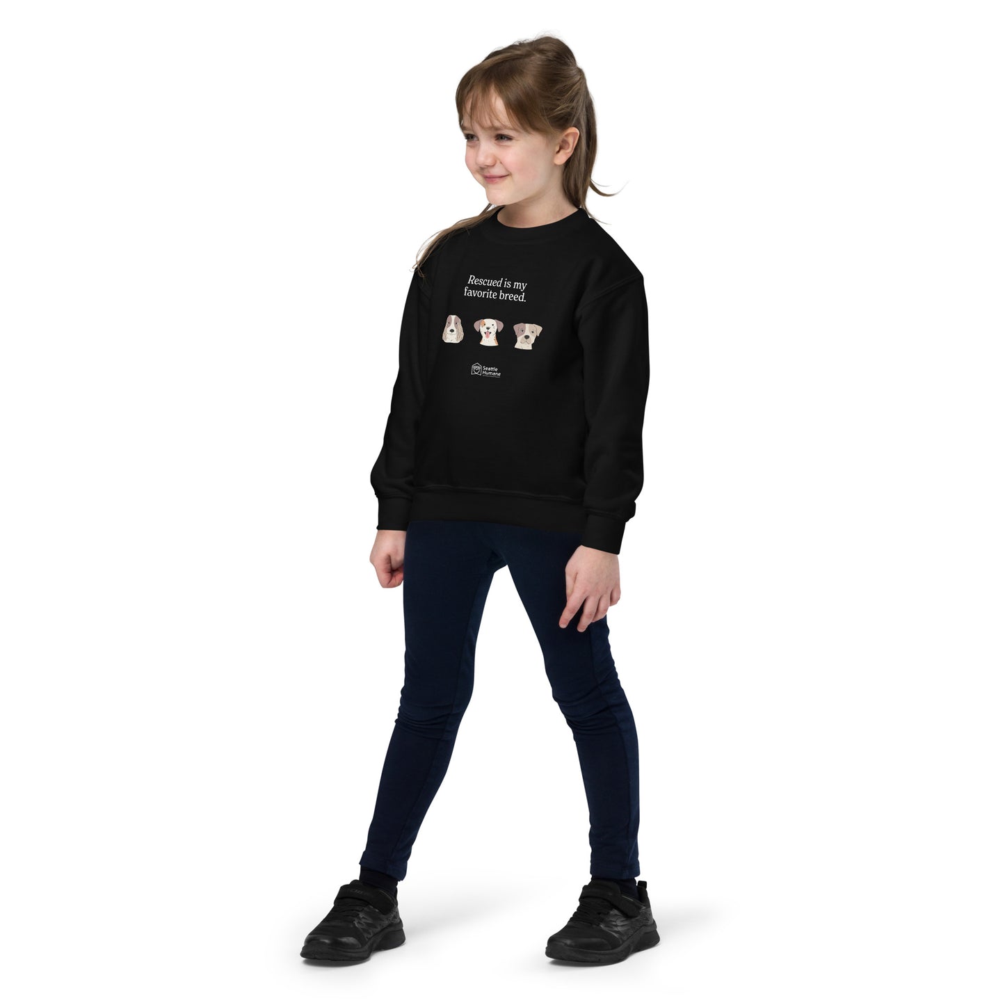 Youth Rescued Crewneck Sweatshirt