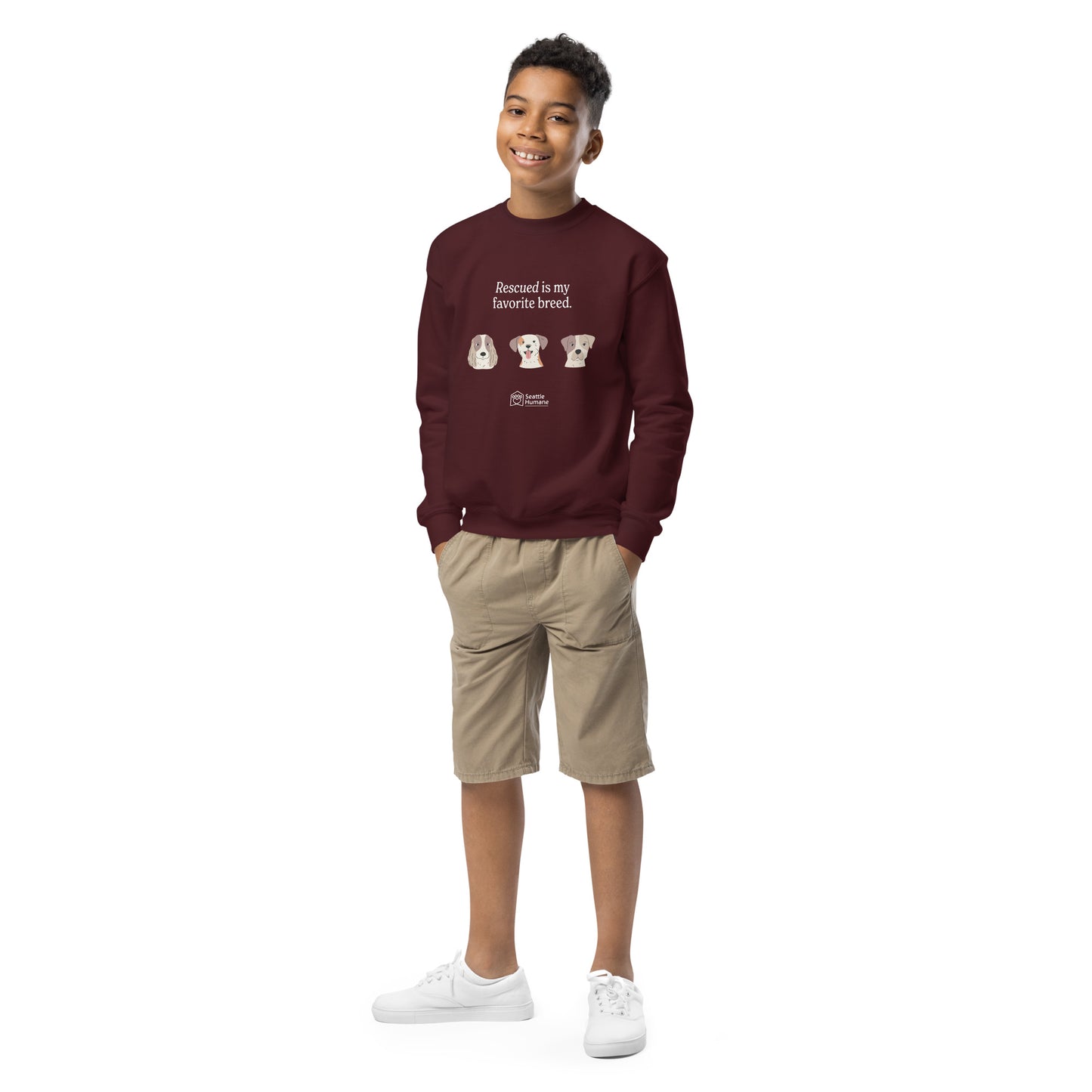 Youth Rescued Crewneck Sweatshirt