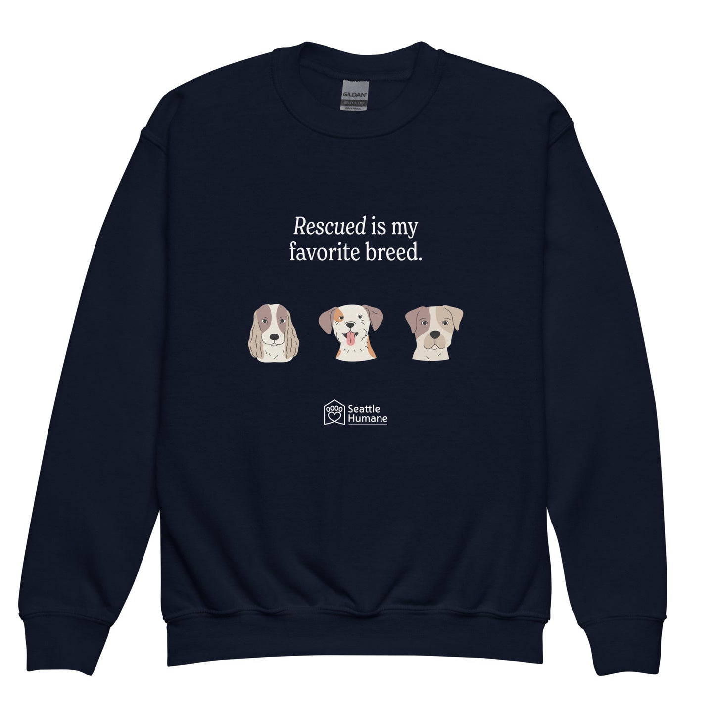 Youth Rescued Crewneck Sweatshirt