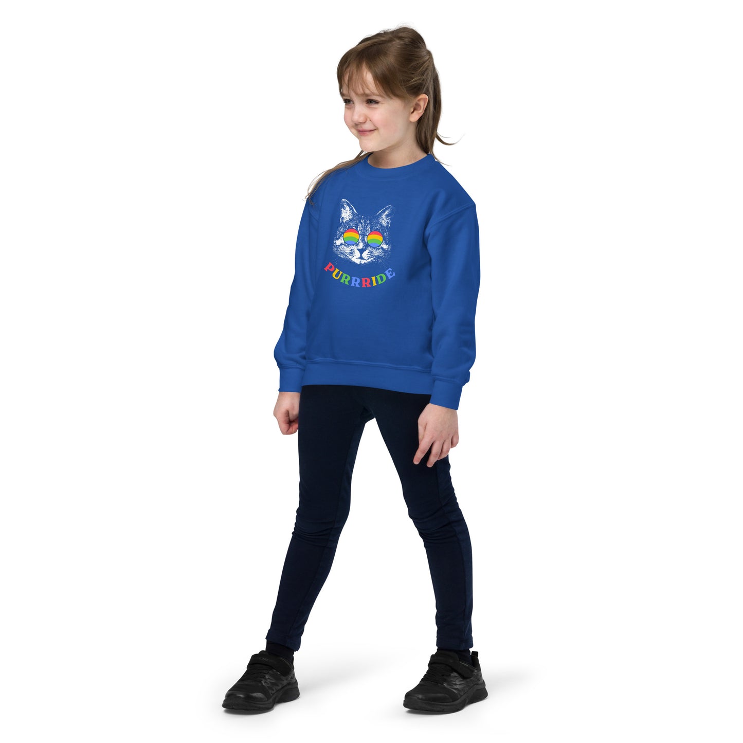 Youth Purrride Crewneck Sweatshirt