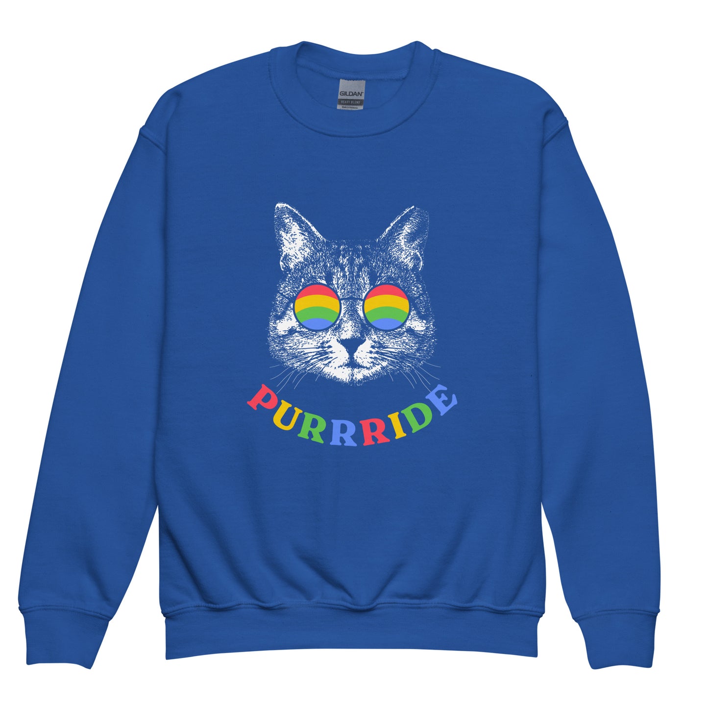 Youth Purrride Crewneck Sweatshirt