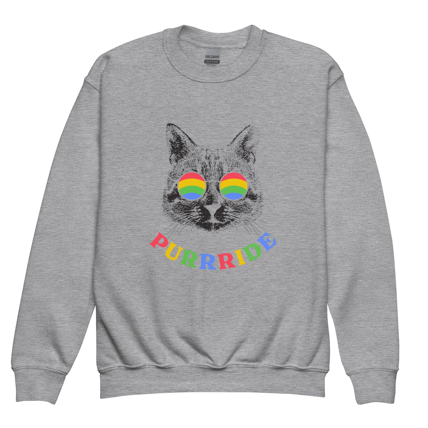 Youth Purrride Crewneck Sweatshirt