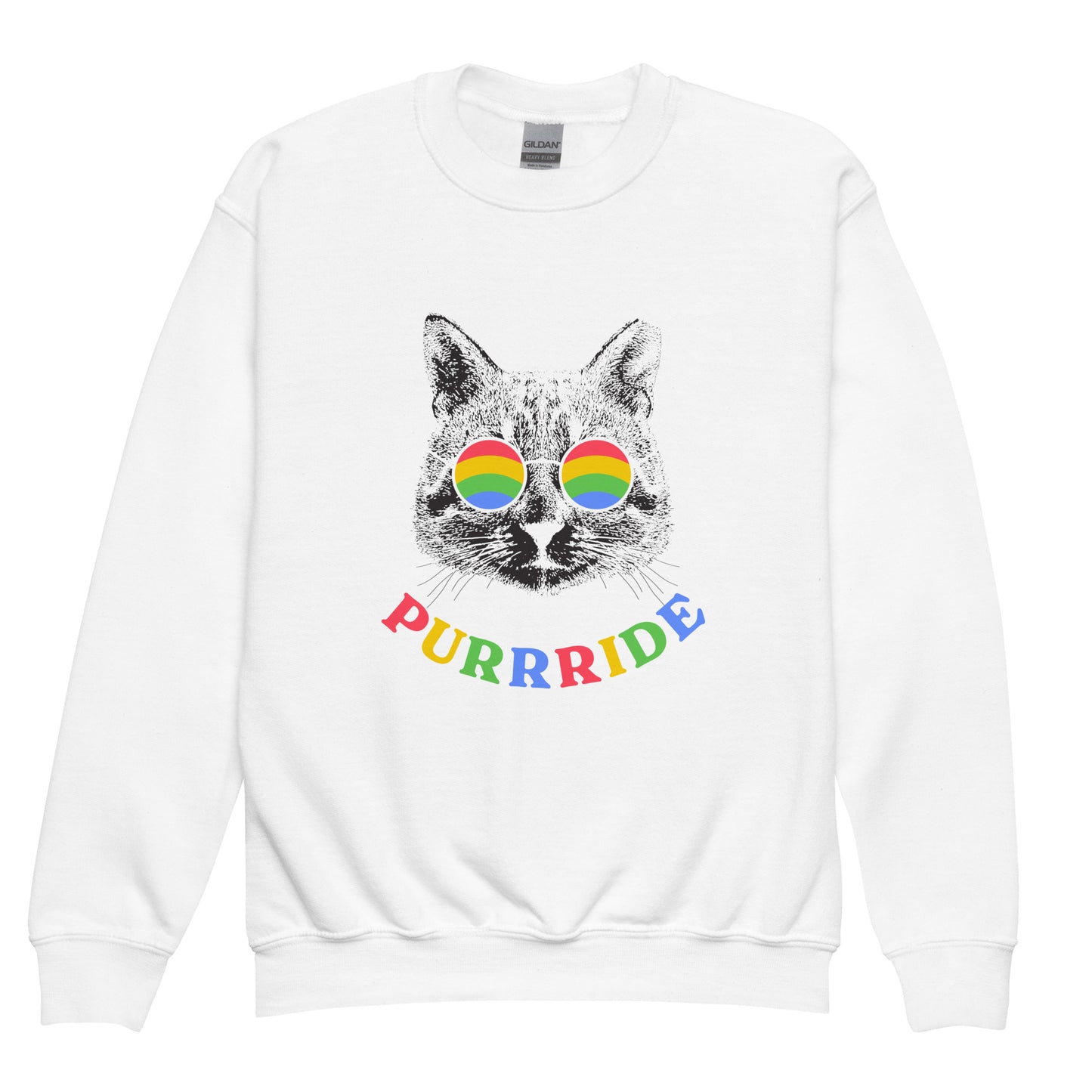 Youth Purrride Crewneck Sweatshirt